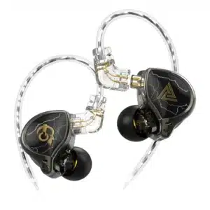 Gadgetoo Qkz X Hbb Titanium-Coated Diaphragm Driver Earphones (Mic)