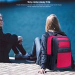 BANGE BG-1921 Large Capacity 15.6-inch Laptop Backpack with External USB Port Anti-theft Shoulder Bag for Traveling - Black - Image 5