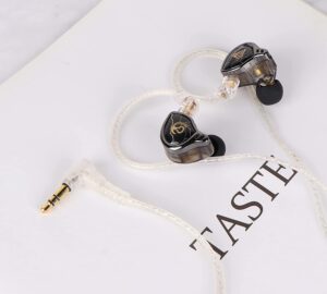 Gadgetoo Qkz X Hbb Titanium-Coated Diaphragm Driver Earphones (Mic)