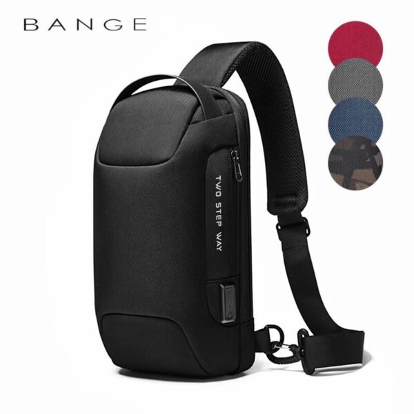 BG 22085 BANGE Crossbody Bag Anti Theft YKK Water Repellent Bag