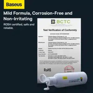 Gadgetoo Baseus Car Glass Oil Film Cleaner Eliminates Coatings, Water Spots, Waxes, Oils And More To Polish And Restore Automotive Glass