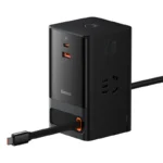 Baseus Gan5 Pro Extension Cord Power Strip with 65W 3-Port Power Adapter