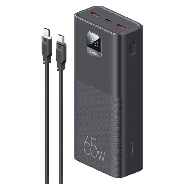 USAMS AT 30000mAh Fast Charging Power Bank with Cable