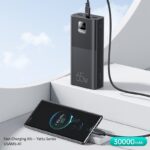 USAMS AT 30000mAh Fast Charging Power Bank with Cable - Image 2