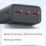 USAMS AT 30000mAh Fast Charging Power Bank with Cable - Image 3