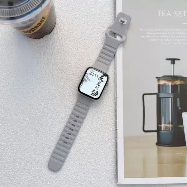 Soft Silicone Sport Band for iWatch 44 / 45mm