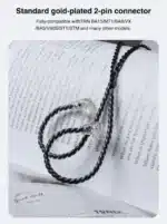 TRN A6 Type C Upgraded Earphones Cable with Mic - Image 3