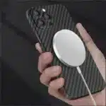 X-LEVEL Nano Kevlar Series Carbon Fiber Texture Magnetic Case for iPhone 14 Pro / 14 Pro Max - Image 2