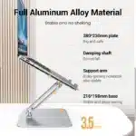 UGREEN 40291 Folding Aluminum Laptop Stand with Multi-Angle Adjustable Desktop Tablet Holder - Image 2