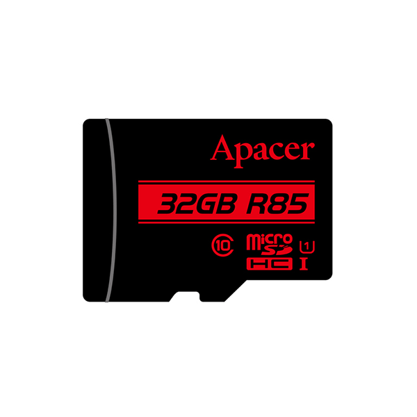 Apacer R85 32GB MicroSDHC UHS-I U1 Class 10 Memory Card