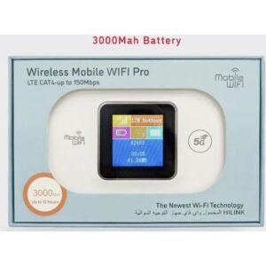 Gadgetoo Hilink Hw57 Pro 5G Mifi Lcd Screen 3000Mah Battery Wireless Pocket Router