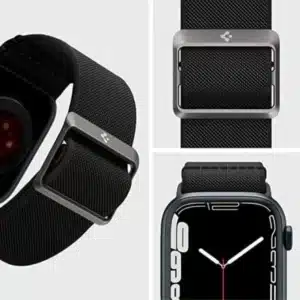 Gadgetoo Nylon Fabric Zinc Alloy Buckle Watch Band For Iwatch 42 / 44 / 45Mm