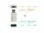 Transcend 64GB JetFlash 890 USB 3.1 Gen 1 OTG Pen Drive - Image 2