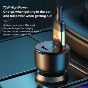 Gadgetoo Rock H16 Pd 72W Dual Ports Car Charger
