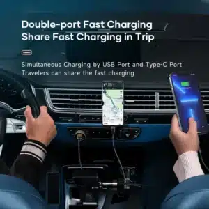 Gadgetoo Rock H16 Pd 72W Dual Ports Car Charger