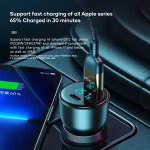 Gadgetoo Rock H16 Pd 72W Dual Ports Car Charger