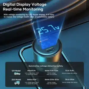 Gadgetoo Rock H16 Pd 72W Dual Ports Car Charger