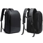 BANGE BG-22005 Large Capacity Business Waterproof Backpack Travel Oxford Cloth Computer Backpack(Black) - Image 3