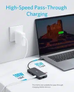 Gadgetoo Anker Powerexpand 8-In-1 Usb C Hub With 100W Power Delivery 4K 60Hz
