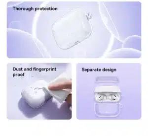 Gadgetoo Baseus Crystal Series Protective Case For Airpods Pro