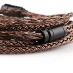 Tripowin Amber 32AWG OFC HiFi IEM MMCX Conector Cable - Image 2