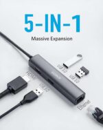 Anker PowerExpand Plus 5-in-1 USB-C Ethernet Hub - Image 2