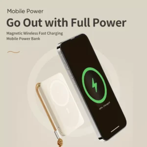 Gadgetoo Rock P89 20W Magnetic Wireless 10000Mah Power Bank