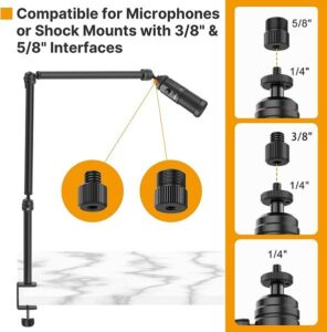 Gadgetoo Ulanzi Vijim Ls08 Flexible Arm Professional Live Streaming Stand Equipment