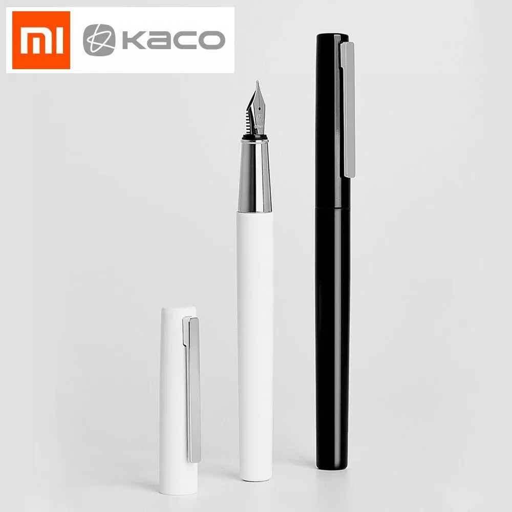 Xiaomi Black & White Fountain Pen 0.3mm Nib Writing Signing Pen