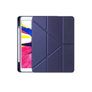 Gadgetoo Stand Leather Smart Case With Pencil Holder For Ipad