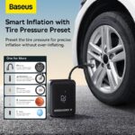 Baseus Super Energy 2-in-1 Car Jump Starter Tire Inflator (1000A) with Digital Display - Image 3