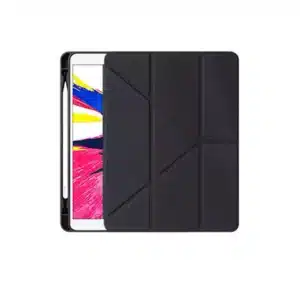 Gadgetoo Stand Leather Smart Case With Pencil Holder For Ipad