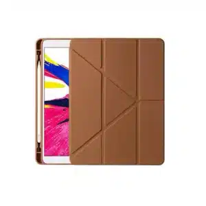 Gadgetoo Stand Leather Smart Case With Pencil Holder For Ipad