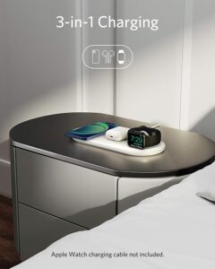Gadgetoo Anker Powerwave 3-In-1 Qi-Certified Pad Wireless Charging Station – A2590021