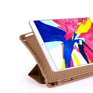 Gadgetoo Stand Leather Smart Case With Pencil Holder For Ipad