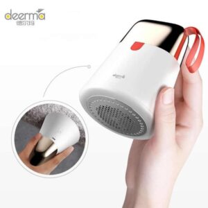 Gadgetoo Deerma Mq603 2 In 1 Portable Electric Lint Remover With Strong Adhesion Dander Hair Ball Trimmer Fabric Shaver | 7000Rpm Motor | Usb Rechargable Battery – White