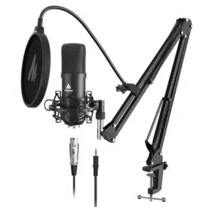 Gadgetoo Maono A03 Combo Condenser Microphone- For Smartphones, Dslr, Pc, Laptop