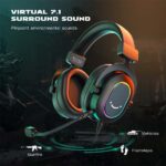 FIFINE H6 USB HEADSET WITH 24-BIT, 7.1 SURROUND SOUND, EQ MODES, RGB, VOLUME & MUTE CONTROL, DETACHABLE MIC - Image 4