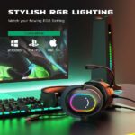 FIFINE H6 USB HEADSET WITH 24-BIT, 7.1 SURROUND SOUND, EQ MODES, RGB, VOLUME & MUTE CONTROL, DETACHABLE MIC - Image 2