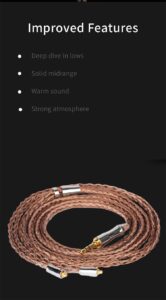 Gadgetoo Kbear Show-B 24 Core 5N Ofc Upgrade Cable 2Pin