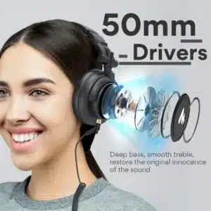 Gadgetoo Maono Mh601 Stereo Studio Monitoring Headphone For Music, Dj, Podcast, Youtube, Facebook &Amp; Live Class