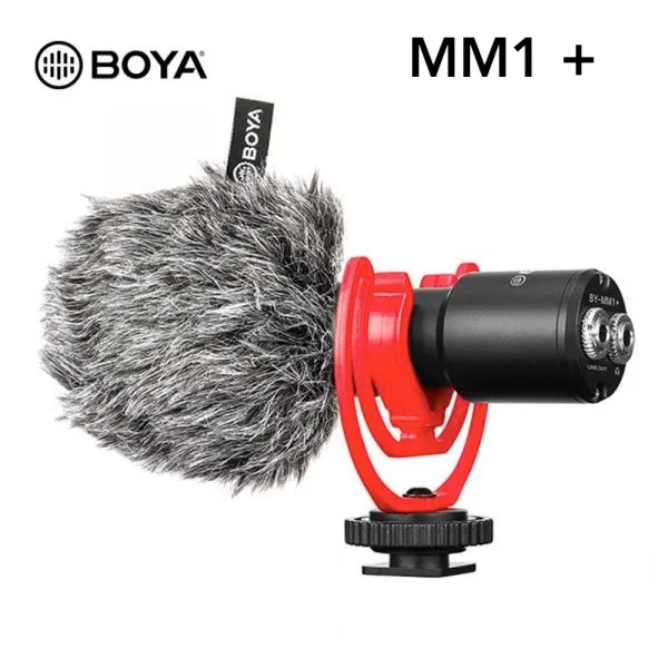 BOYA MM1+ (Plus) Super-Cardioid Shotgun Microphone For Vlogging