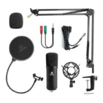 MAONO A03 Combo Condenser Microphone- for Smartphones, DSLR, PC, Laptop - Image 2