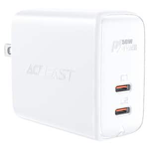 Gadgetoo Fast Charge Wall Charger A31 Gan Pd50W (2Xusb-C) Us