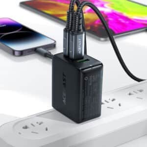 Gadgetoo Acefast Fast Charge Wall Charger A43 Pd65W Gan (2Xusb-C + Usb-A) Us