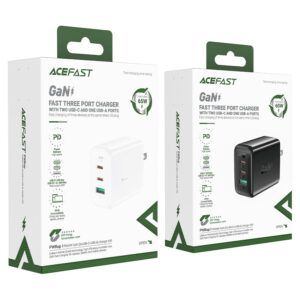 Gadgetoo Acefast Fast Charge Wall Charger A43 Pd65W Gan (2Xusb-C + Usb-A) Us