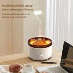 560ml Volcano Flame Remote Control Aromatherapy Air Humidifier Essential Oil Diffuser For Home Electric Ultrasonic Aroma Difusor - Image 2
