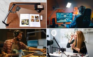 Gadgetoo Ulanzi Vijim Ls08 Flexible Arm Professional Live Streaming Stand Equipment