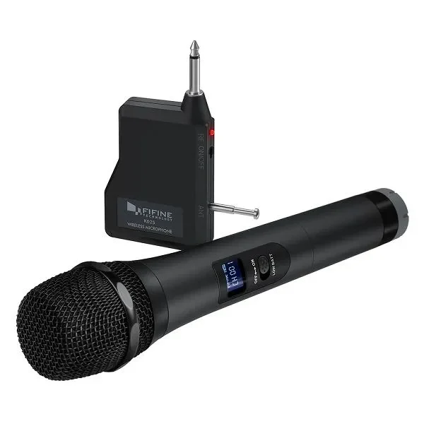 Fifine K025 Wireless Handheld Microphone Setup For Karaoke Music, Indore Or Outdoor Events, Classroom, Wedding