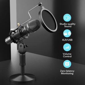 Gadgetoo Maono Hd300T Usb/Xlr Cardioid Dynamic Microphone
